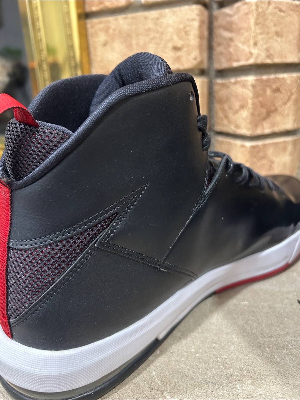 Jordan Air Imminent 705077-001 Black Red Basketball Sneakers Shoes Mens US Sz 13 - Picture 6 of 9